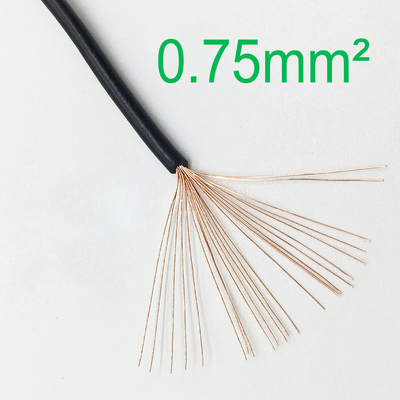Elastyczny kabel z izolacją PVC 0,75 mm 100 metrów / rolka Napięcie 300 V 500 V
