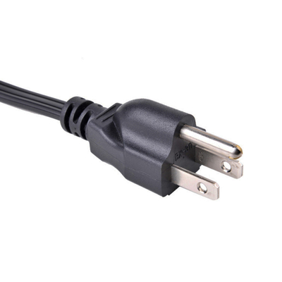 USA 3Pin UL Power Cord Elektryczny kabel o długości 6 stóp bezpieczny SJT 18AWG
